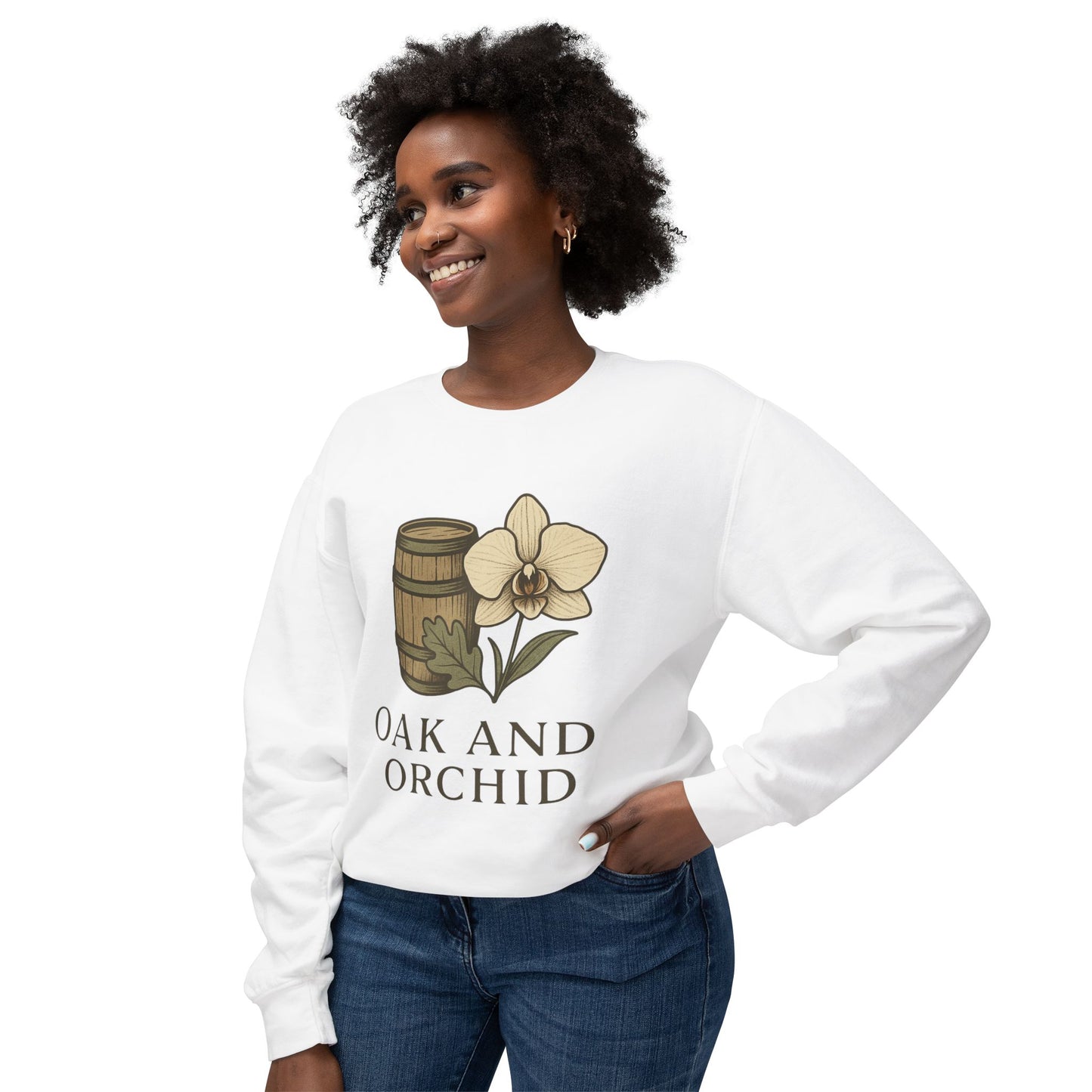 Oak and Orchid Lightweight Crewneck Sweatshirt