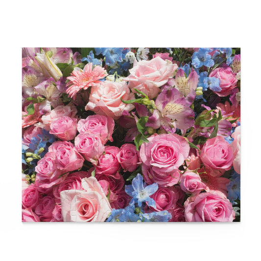 Floral Puzzle - 120 to 500-Piece Jigsaw for Relaxation and Fun