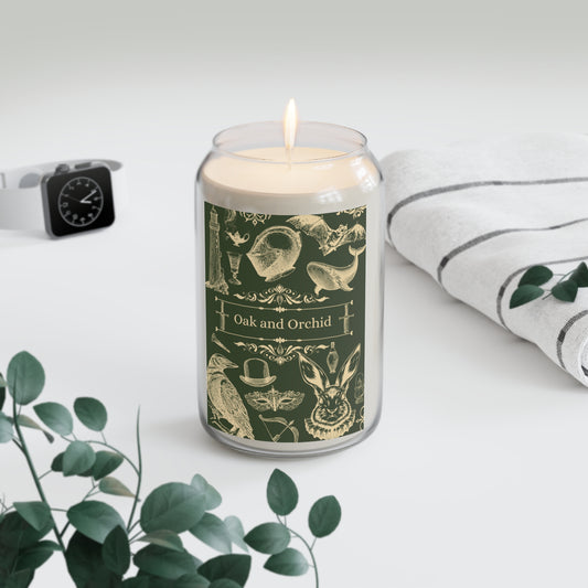 Oak and Orchid Scented Candle - 13.75oz - Elegant Home Fragrances for Relaxation