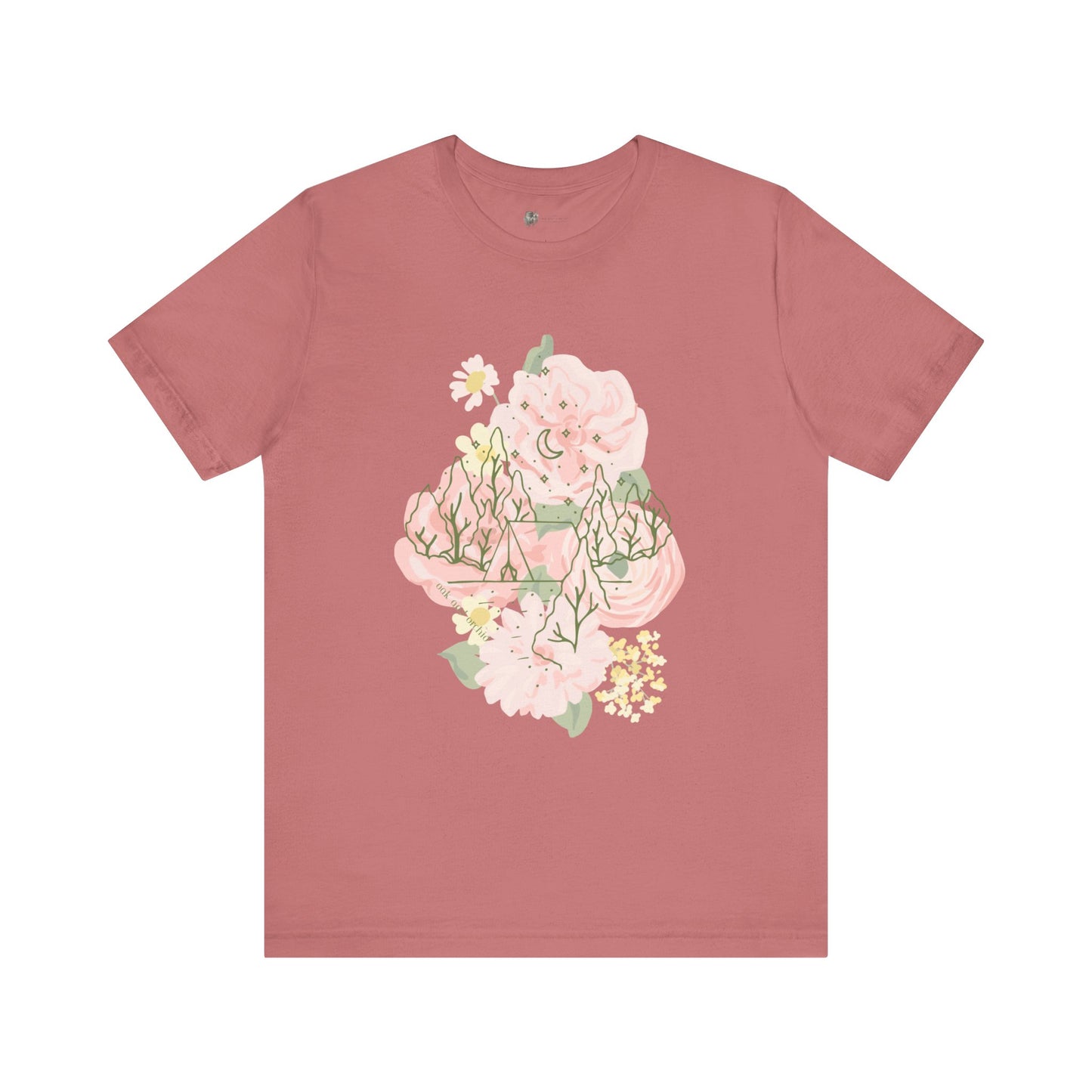 Summer 2025 Orchard Bloom - Floral Mountain Tee - Perfect for Nature Lovers & Adventure Seekers, Gift for Outdoor Enthusiasts, Summer Casual Wear, Hiking Shirt, [...]