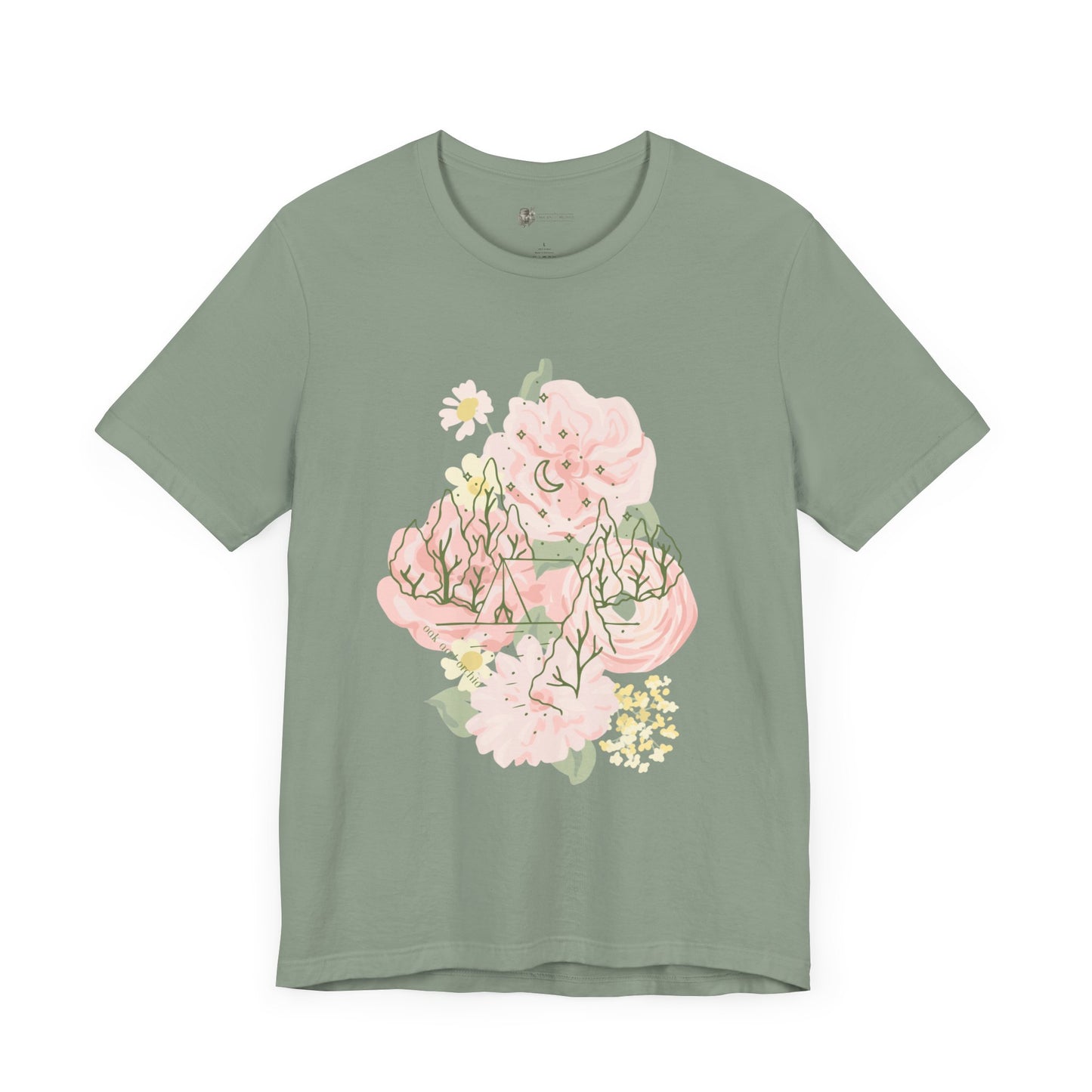 Summer 2025 Orchard Bloom - Floral Mountain Tee - Perfect for Nature Lovers & Adventure Seekers, Gift for Outdoor Enthusiasts, Summer Casual Wear, Hiking Shirt, [...]