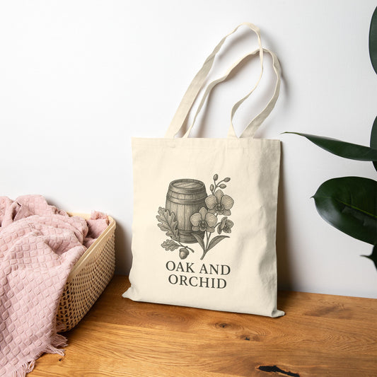 Oak and Orchid Canvas Tote Bag