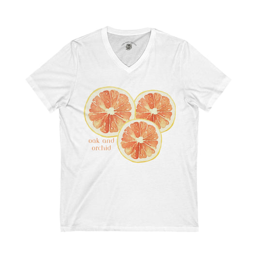 Citrus Mistress - V-Neck Tee