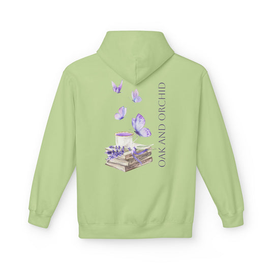 Oak and Orchid Originals - Butterfly Hoodie for Book Lovers