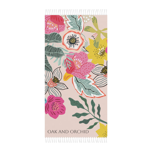 Sugar Petals - Boho  Beach Towel