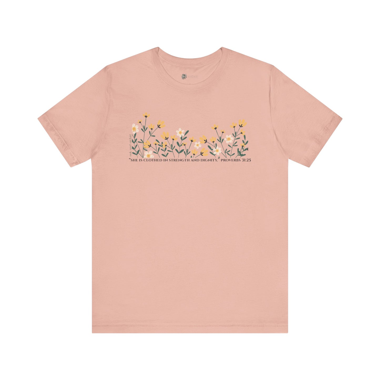 Meadow Musings - Unisex Tee - Proverbs 31:25