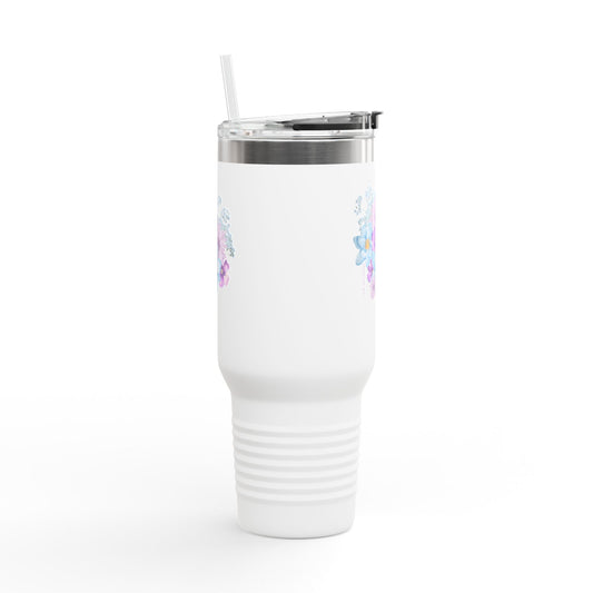 Fields of Mercy - Floral Christian Insulated Travel Mug | 40oz