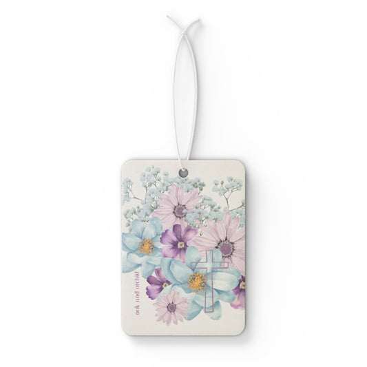Fields of Mercy - Floral Car Air Freshener - Freshen Your Ride with Nature's Aroma