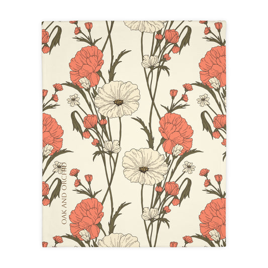 Peachwood Cottage - Velveteen Microfiber Blanket