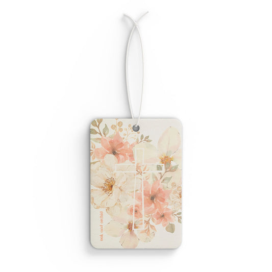 Fields of Mercy - Floral Car Air Freshener - Fresh Blossoms for a Serene Drive
