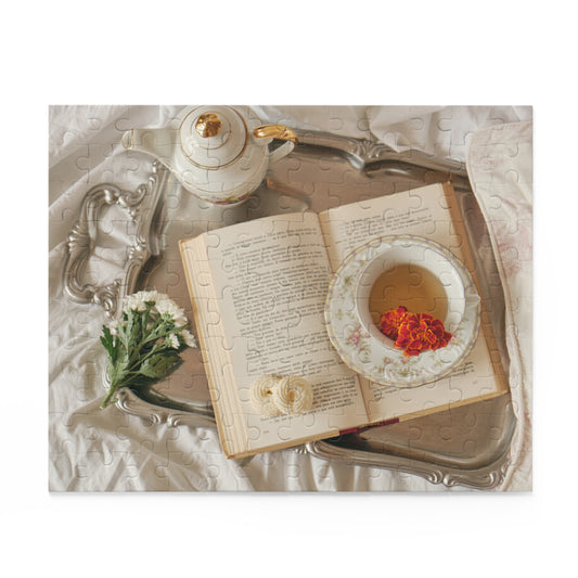 Cozy Afternoon Tea Puzzle - 120, 252, 500-Piece Options