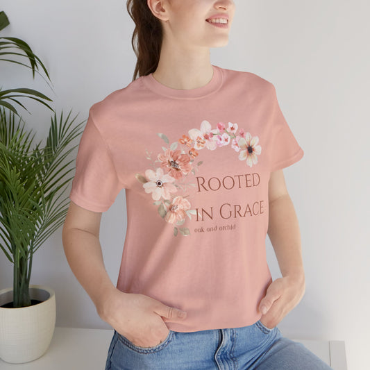 Meadow Musings - Rooted in Grace Floral Tee