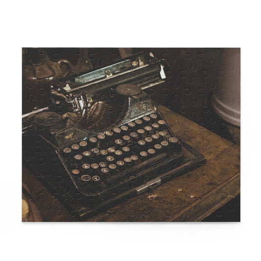 Vintage Typewriter Puzzle - 500-Piece Options