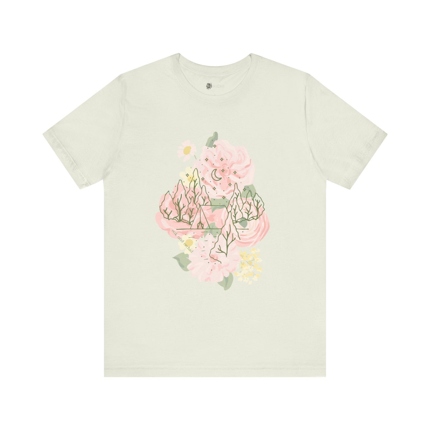 Summer 2025 Orchard Bloom - Floral Mountain Tee - Perfect for Nature Lovers & Adventure Seekers, Gift for Outdoor Enthusiasts, Summer Casual Wear, Hiking Shirt, [...]