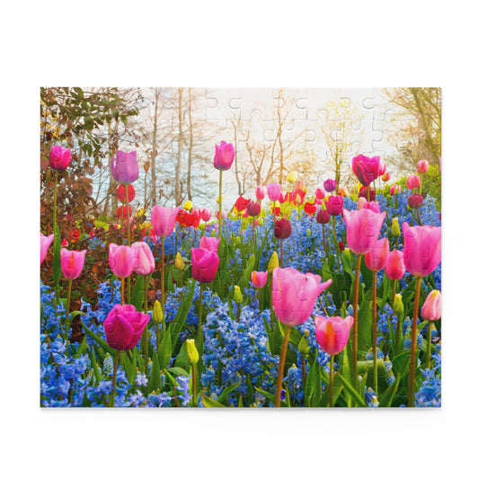 Spring Floral Puzzle Art - 120, 252, 500-Piece Jigsaw
