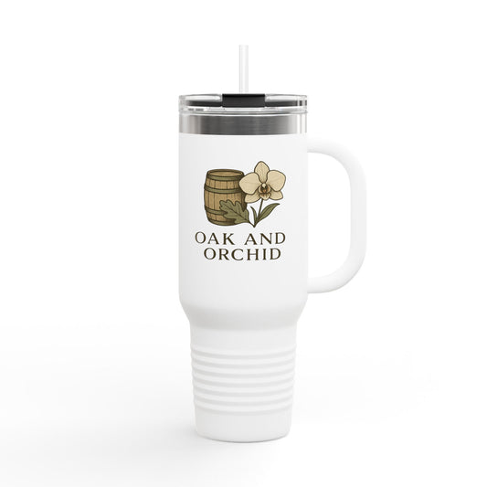 Oak and Orchid Insulated Travel Mug - 40oz - Perfect for Outdoor Adventures & Everyday Use