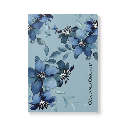 Cerulean Flora - Softcover Journal
