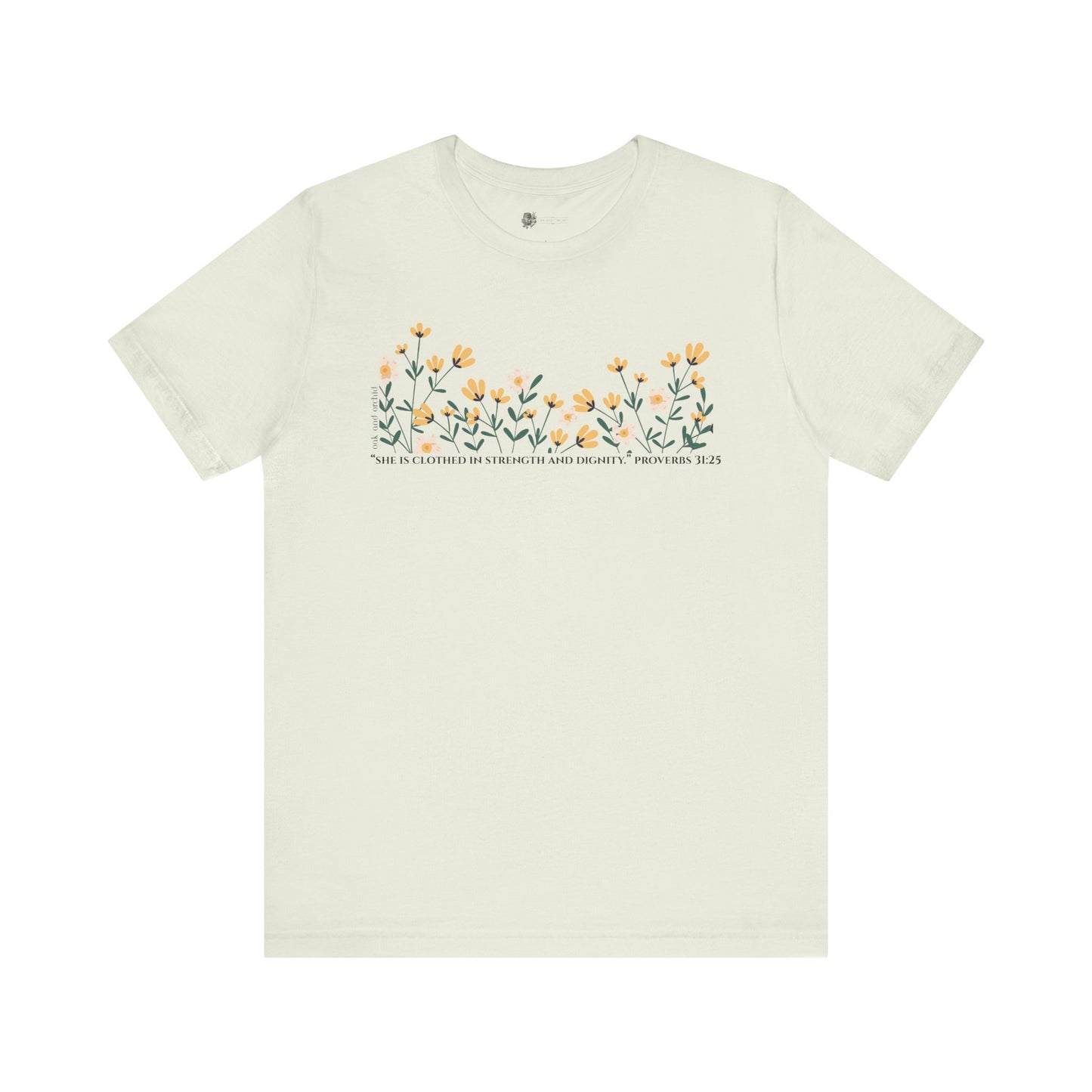 Meadow Musings - Unisex Tee - Proverbs 31:25