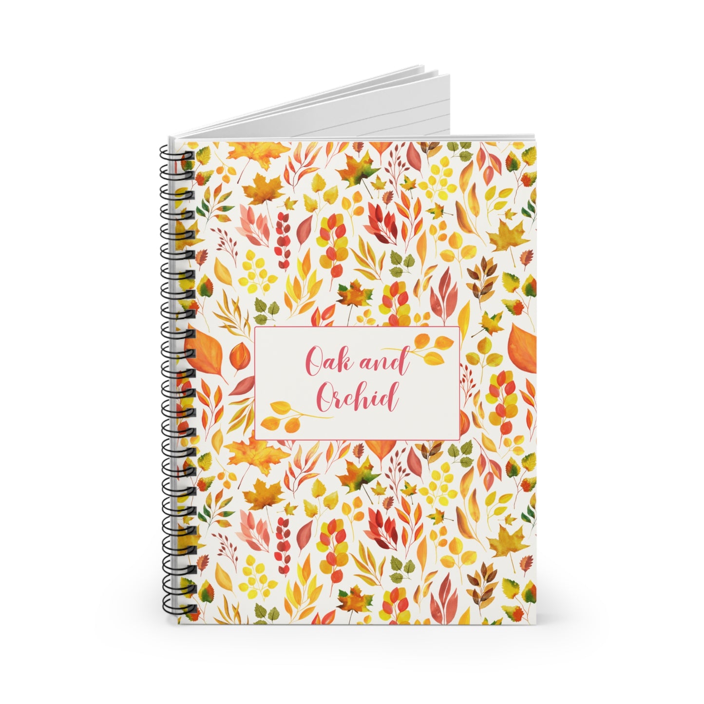 Autumn Floral Spiral Notebook - Oak and Crocheted | Perfect for Journaling, Note-taking, Gift for Fall, Student Supplies, Writers, [...]