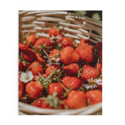 Strawberry Delight Puzzle - 120, 252, 500-Piece Options