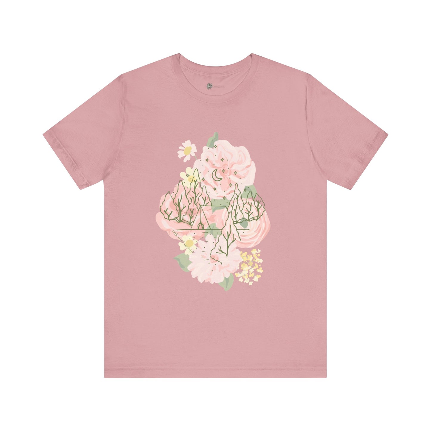 Summer 2025 Orchard Bloom - Floral Mountain Tee - Perfect for Nature Lovers & Adventure Seekers, Gift for Outdoor Enthusiasts, Summer Casual Wear, Hiking Shirt, [...]