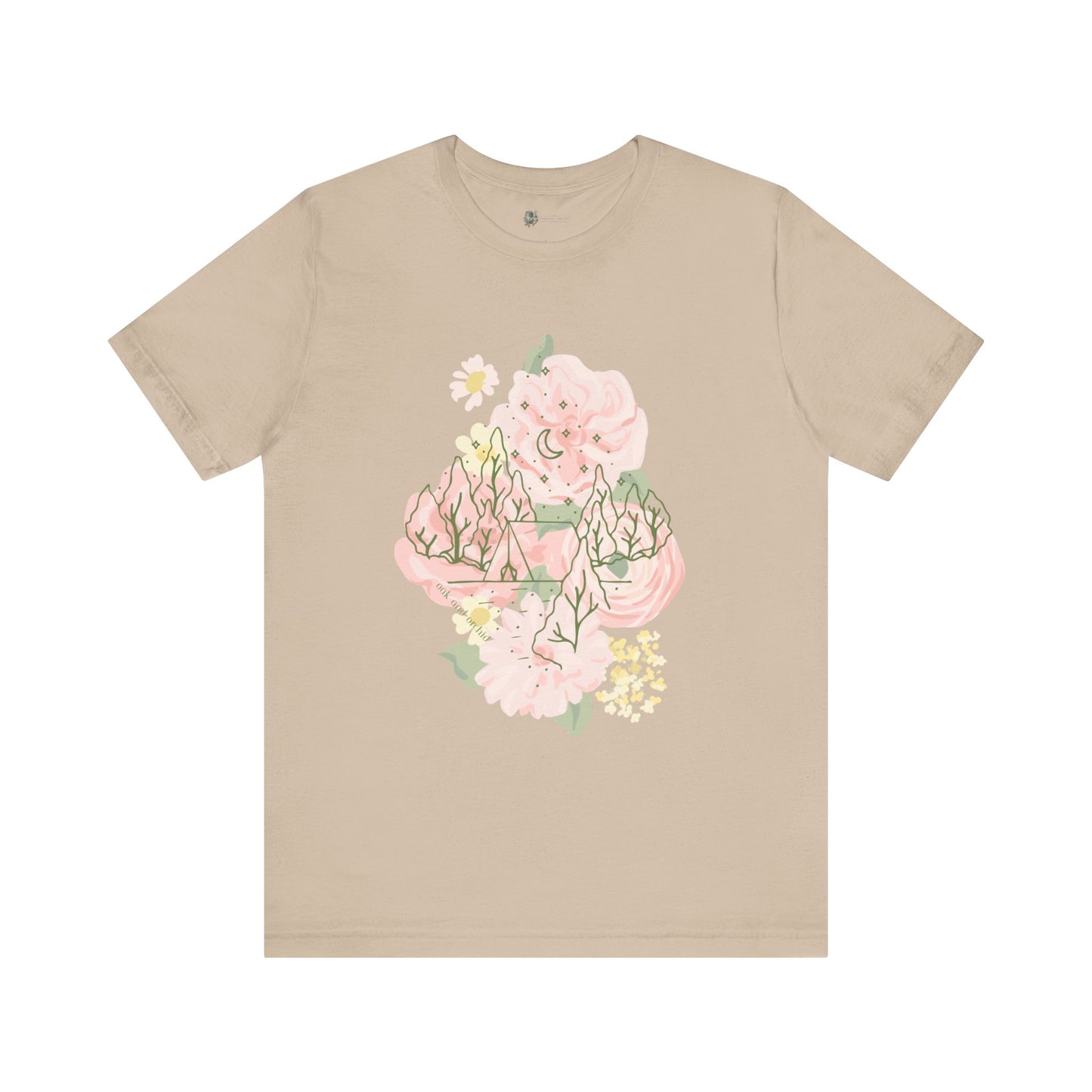 Summer 2025 Orchard Bloom - Floral Mountain Tee - Perfect for Nature Lovers & Adventure Seekers, Gift for Outdoor Enthusiasts, Summer Casual Wear, Hiking Shirt, [...]