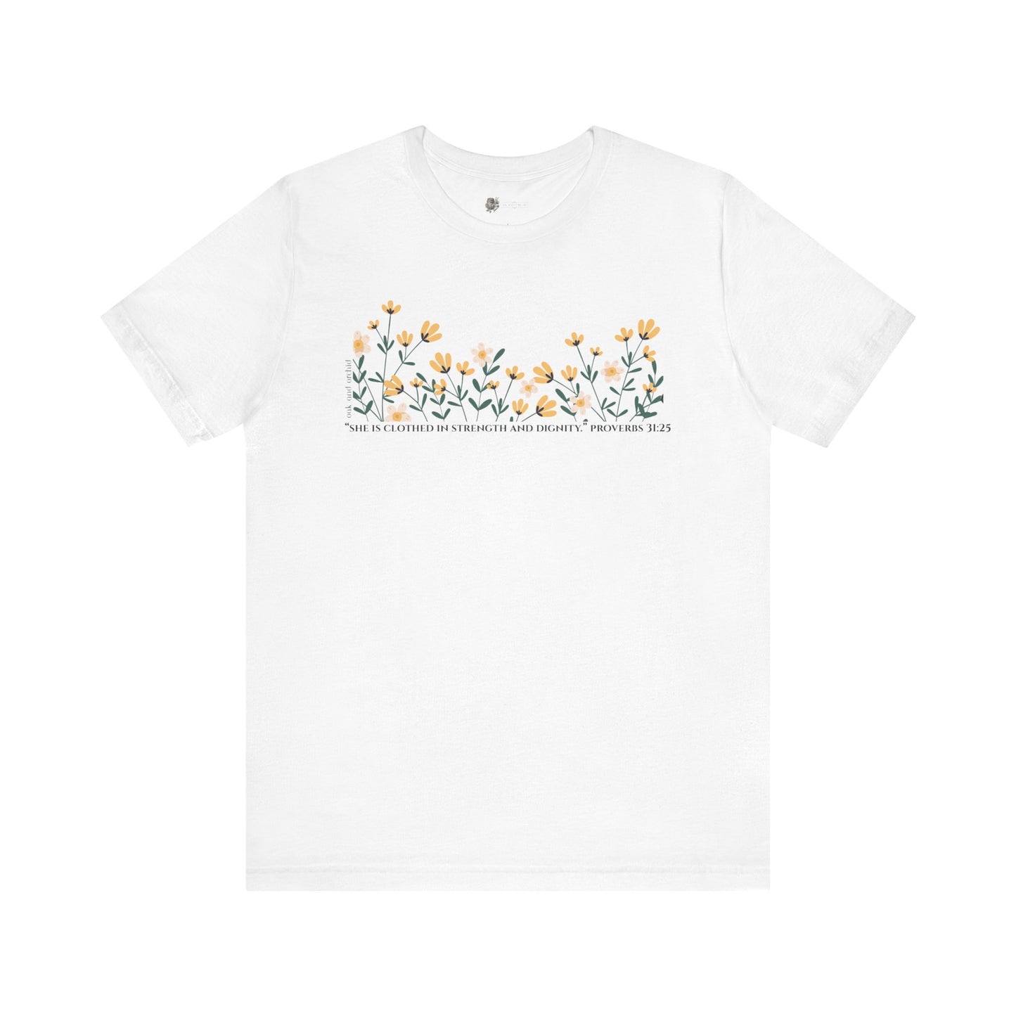Meadow Musings - Unisex Tee - Proverbs 31:25