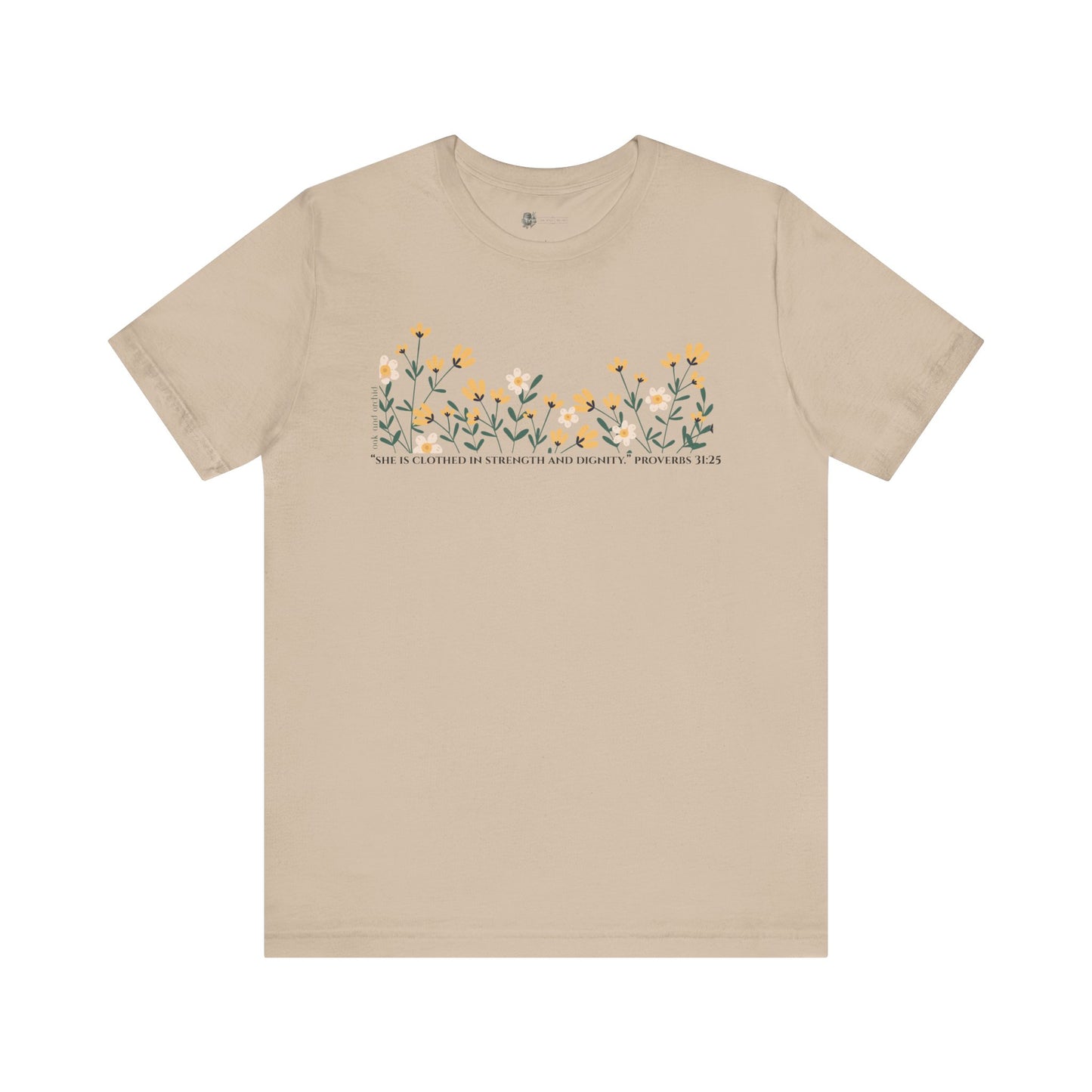 Meadow Musings - Unisex Tee - Proverbs 31:25