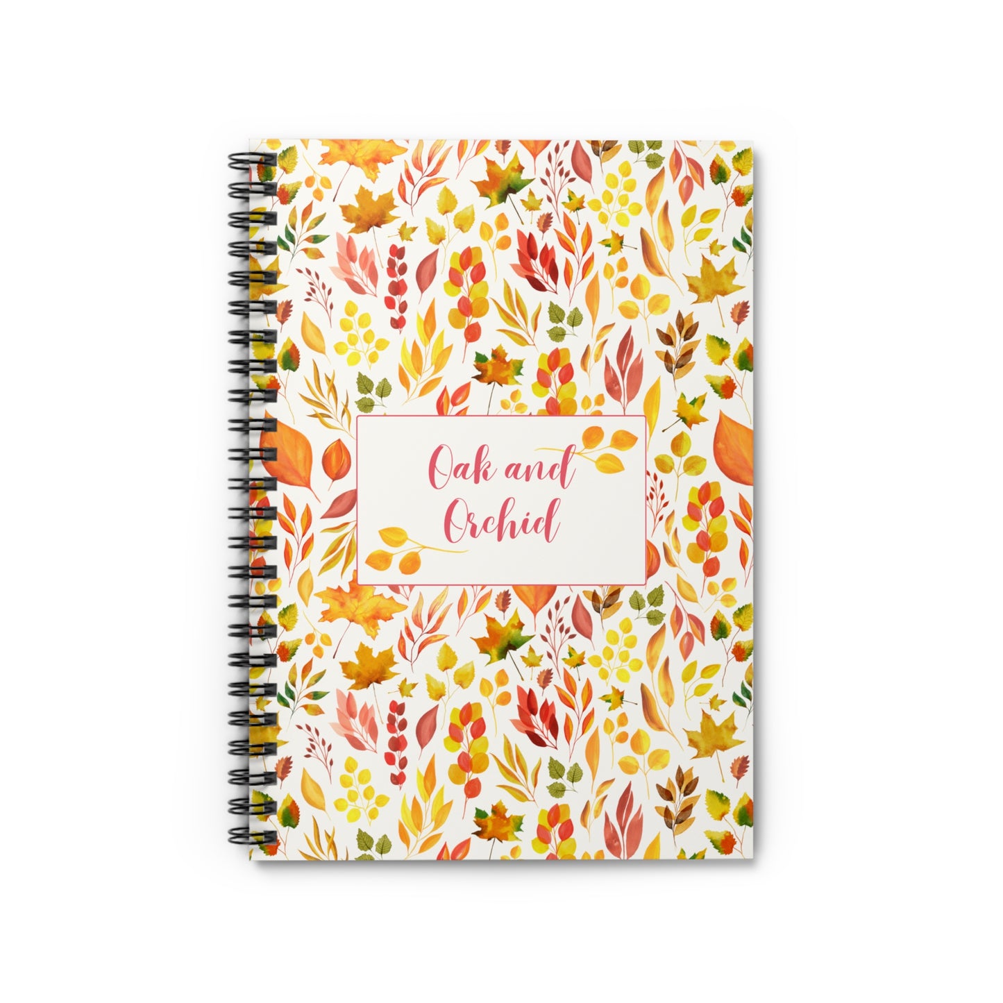 Autumn Floral Spiral Notebook - Oak and Crocheted | Perfect for Journaling, Note-taking, Gift for Fall, Student Supplies, Writers, [...]