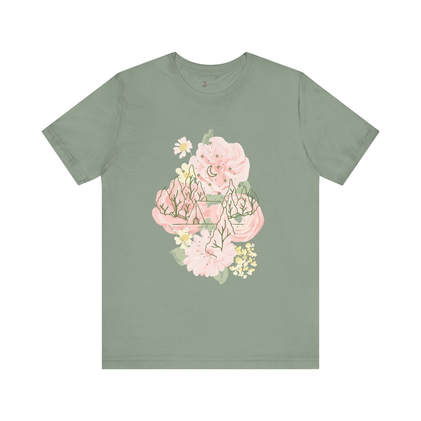 Summer 2025 Orchard Bloom - Floral Mountain Tee - Perfect for Nature Lovers & Adventure Seekers, Gift for Outdoor Enthusiasts, Summer Casual Wear, Hiking Shirt, [...]