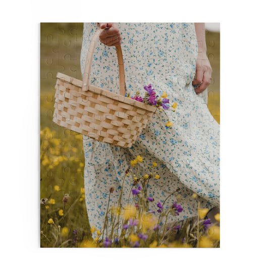 Charming Floral Basket Puzzle – 252-Piece Jigsaw
