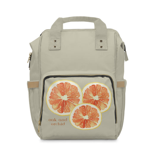 Citrus Mistress - Multifunctional Diaper Bag/Backpack