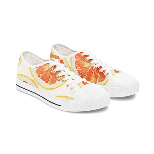Citrus Mistress - Women's Low Top Sneakers