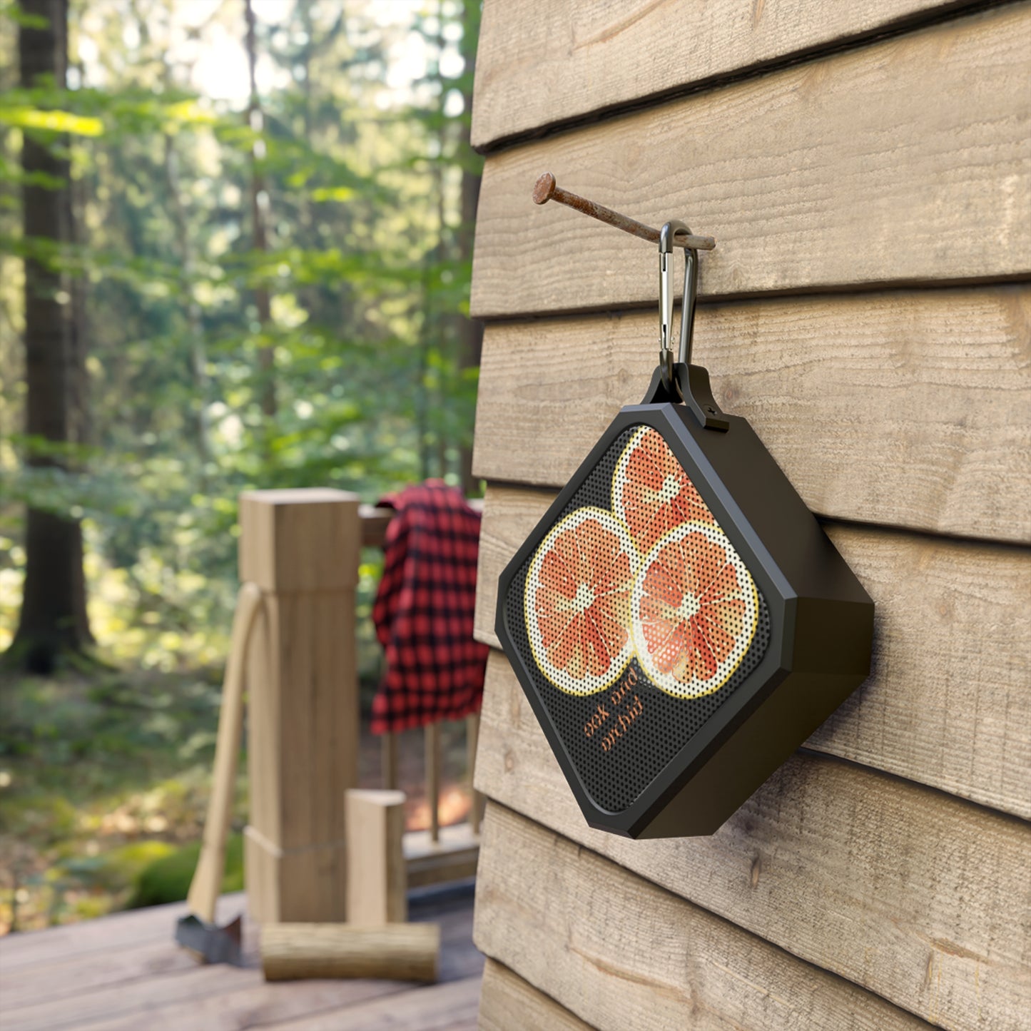 Citrus Mistress - Outdoor Bluetooth Speaker with Citrus Design, Portable Speaker, Waterproof Bluetooth Speaker, Camping Speaker, Garden Party Speaker, [...]