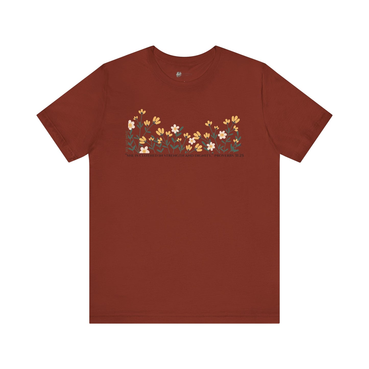 Meadow Musings - Unisex Tee - Proverbs 31:25