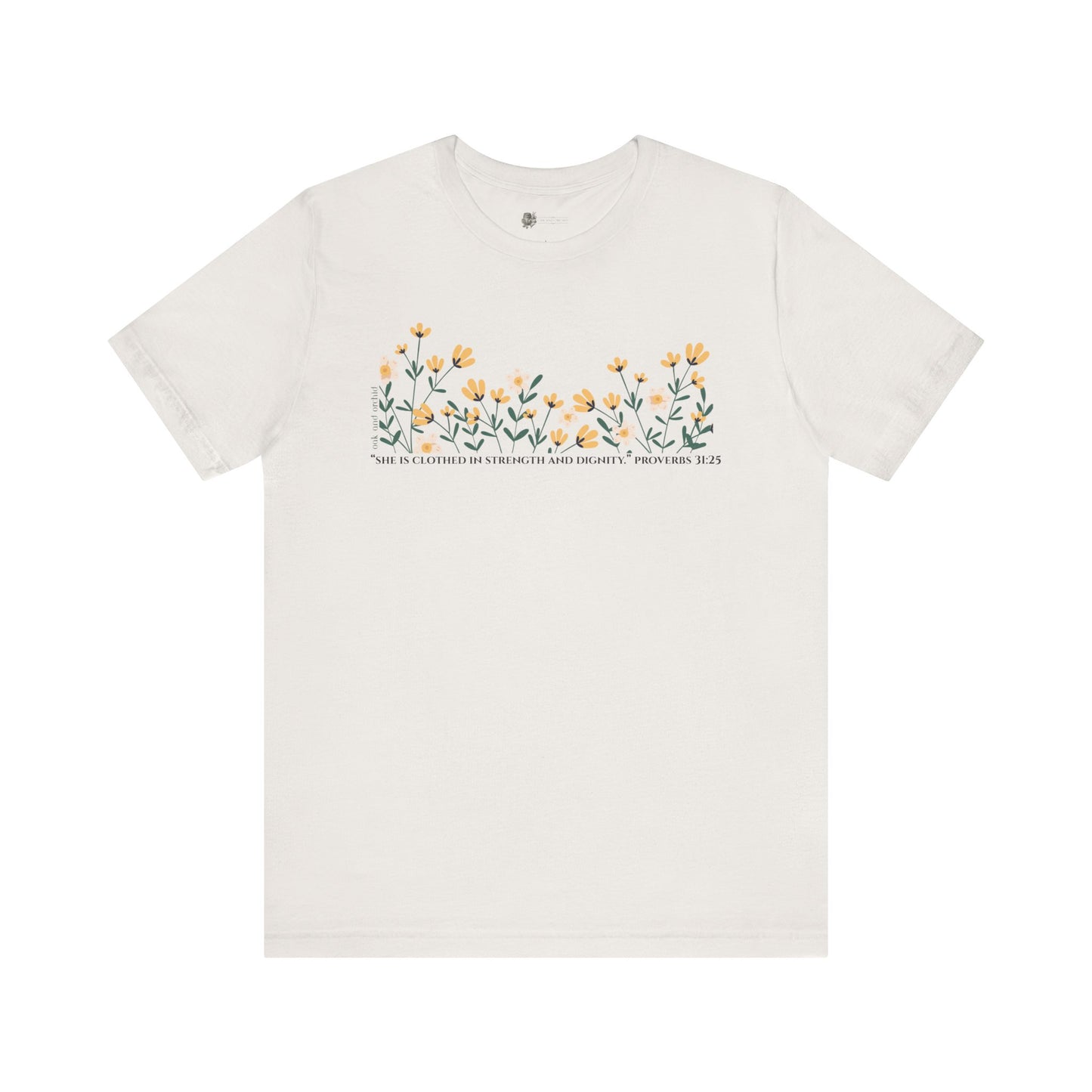 Meadow Musings - Unisex Tee - Proverbs 31:25