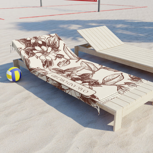 Ivory Ink - Boho Beach Towel