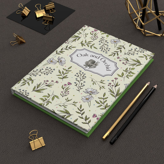 Lemon Lace - Hardcover Journal