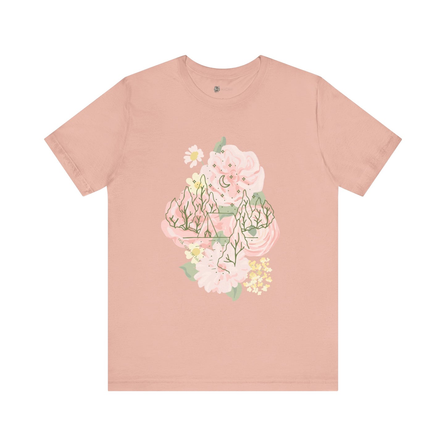 Summer 2025 Orchard Bloom - Floral Mountain Tee - Perfect for Nature Lovers & Adventure Seekers, Gift for Outdoor Enthusiasts, Summer Casual Wear, Hiking Shirt, [...]