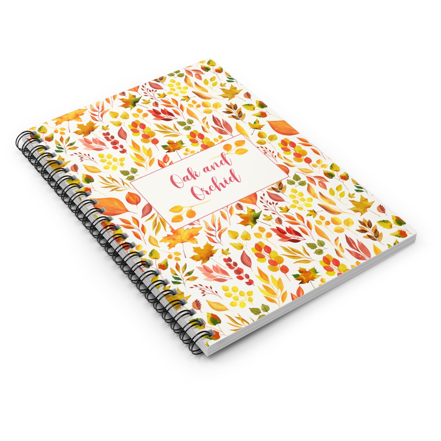 Autumn Floral Spiral Notebook - Oak and Crocheted | Perfect for Journaling, Note-taking, Gift for Fall, Student Supplies, Writers, [...]