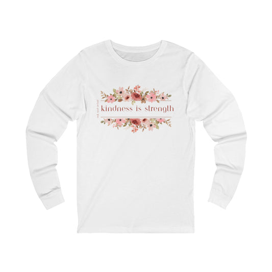 Meadow Musings - Floral Kindness Long Sleeve Jersey Tee