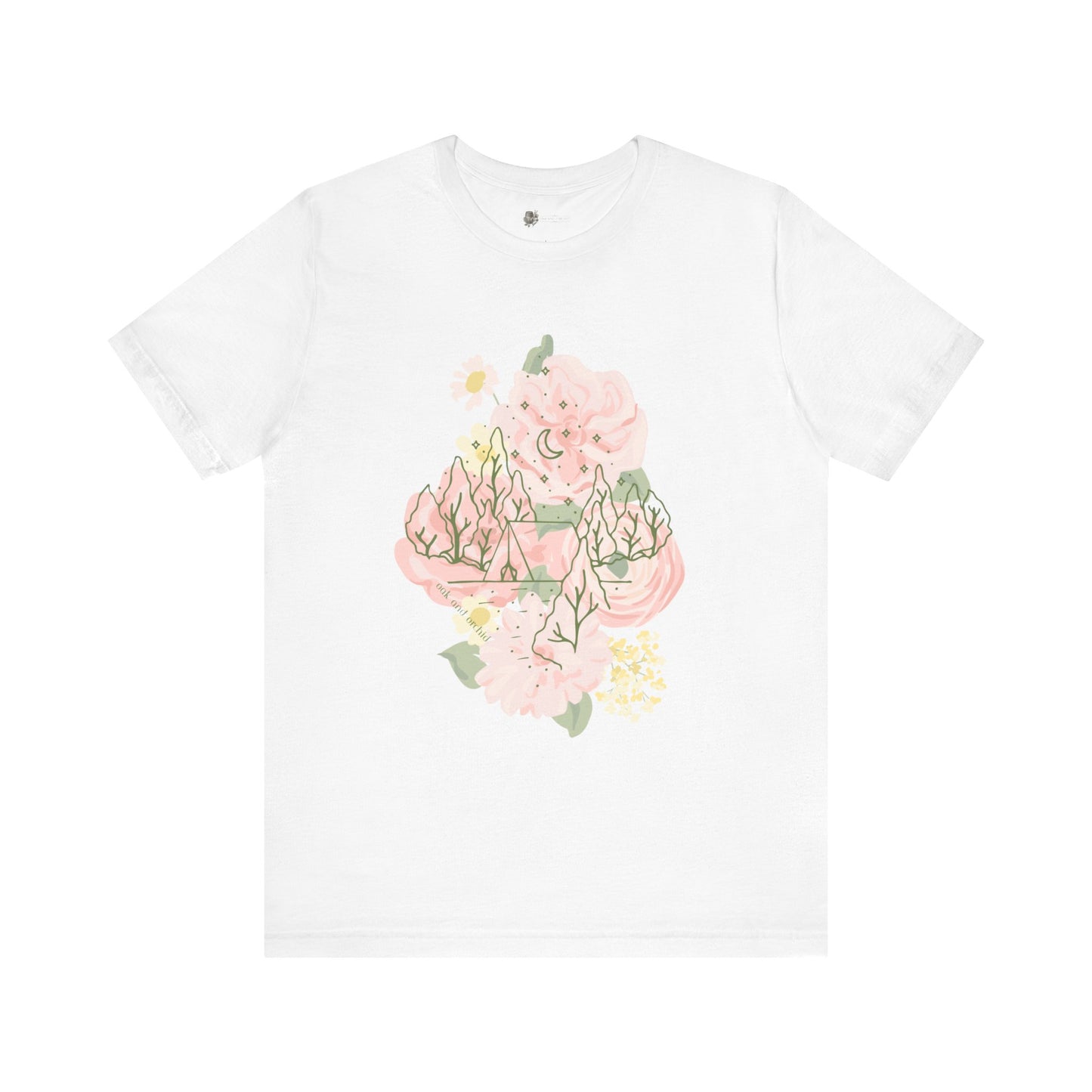 Summer 2025 Orchard Bloom - Floral Mountain Tee - Perfect for Nature Lovers & Adventure Seekers, Gift for Outdoor Enthusiasts, Summer Casual Wear, Hiking Shirt, [...]